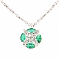 Collana Crivelli Donna SMERALDO in Oro Smeraldo 325-P1091 SM 0.42